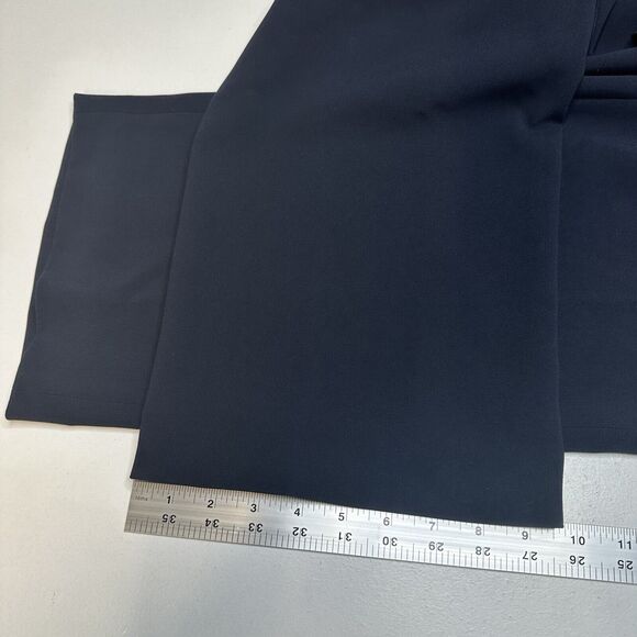 Theory Pants Womens Small Winszlee Admiral Wide Leg Navy Blue Minimal Career EUC - Picture 12 of 13